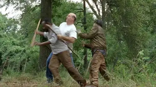 Clumsy aikido in The Walking Dead.