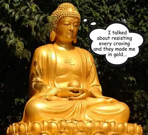 Buddha mute meme.