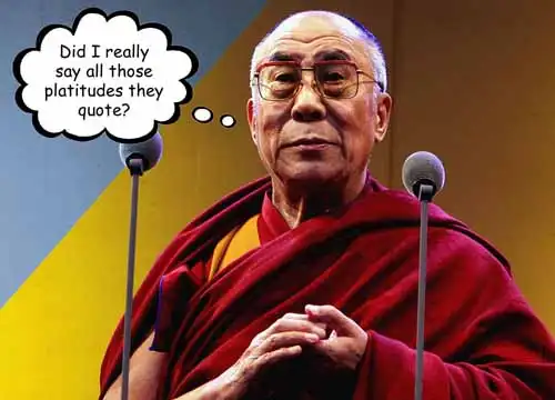 Dalai Lama mute meme.