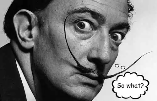 Salvador Dali mute meme.