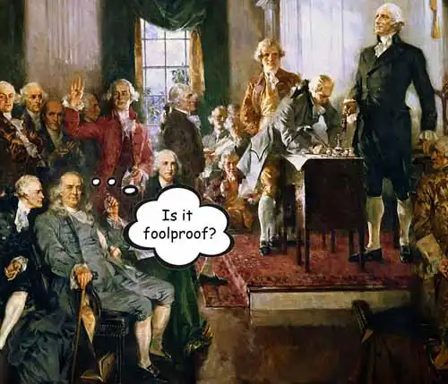 Benjamin Franklin mute meme.