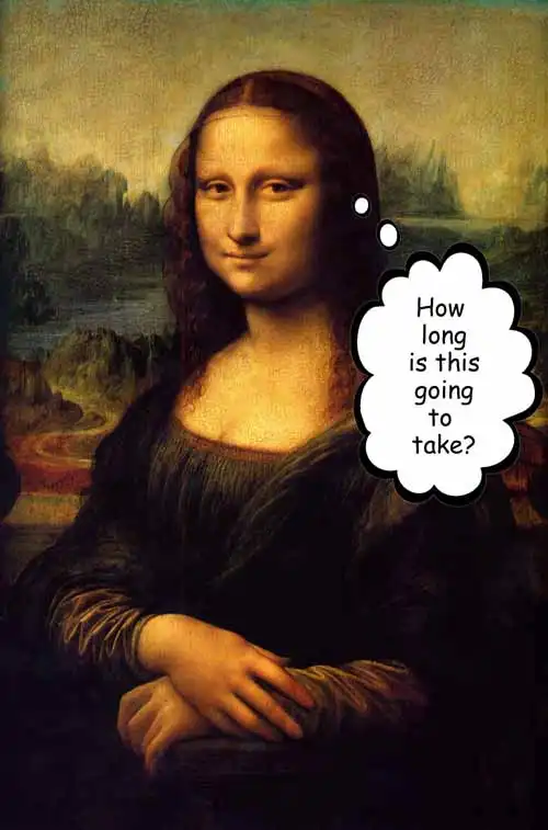 Mona-Lisa mute meme.