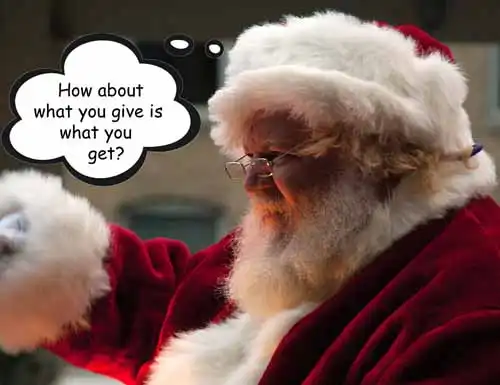 Santa Claus mute meme.