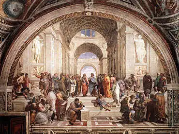 The school of Athens, by Raphael.