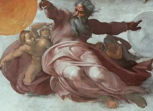 God, by Michelangelo.