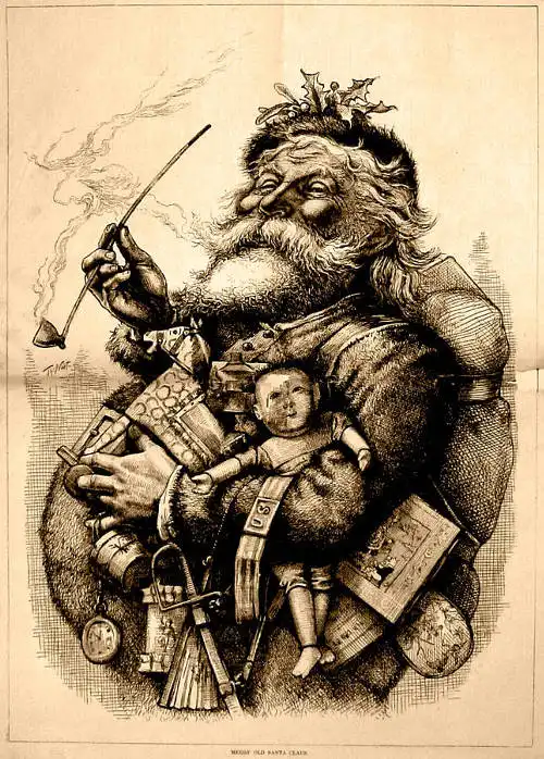 Santa Claus, by Thomas Nast 1881.