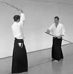 JODAN — chudan kamae.