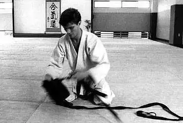 Jan Nevelius im Hombu Dojo in Tokyo (1985).