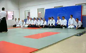 Aikido class.