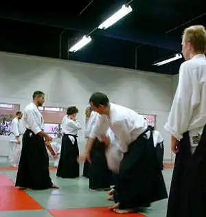Aikido class.
