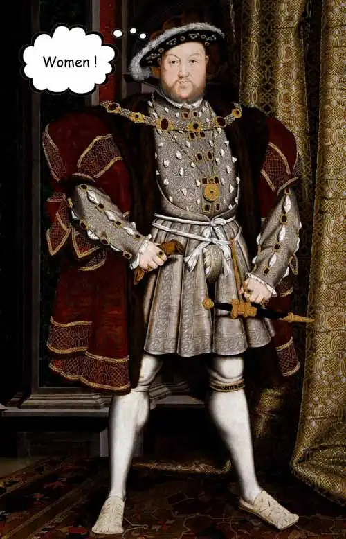 Henry VIII mute meme.