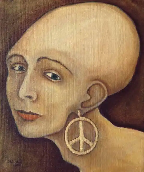 Peace. Oil painting by Stefan Stenudd, 2020.