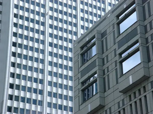 Shinjuku buildings. Photo by Stefan Stenudd.