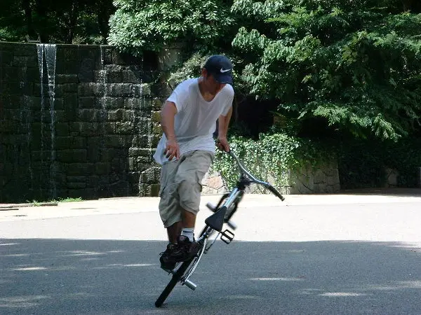 Shinjuku park bike. Photo by Stefan Stenudd.