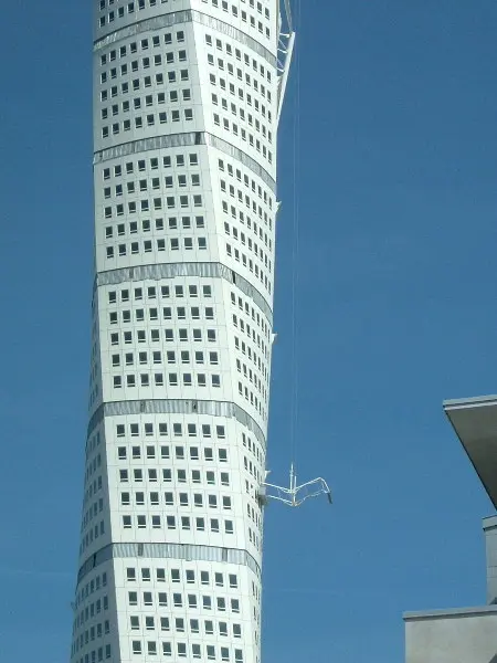 Turning Torso in Malm, Sweden. Photo by Stefan Stenudd.