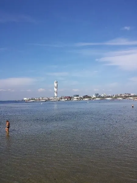 Turning Torso in Malm, Sweden. Photo by Stefan Stenudd.