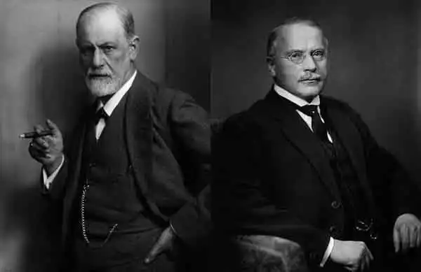 Sigmund Freud and Carl G. Jung.