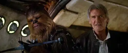 Star Wars VII. Chewbacca and Han Solo.
