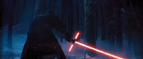 Star Wars VII — The Force Awakens. A new bad Jedi sword.