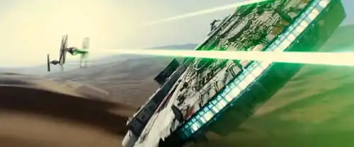 Star Wars VII — The Force Awakens. The same spaceships.