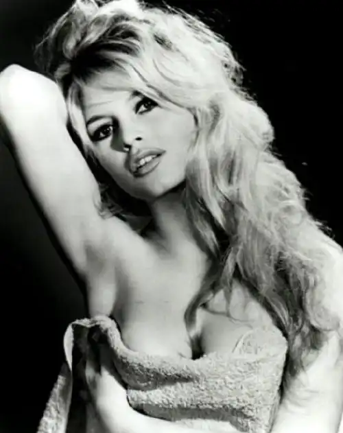 Brigitte Bardot in her youth.