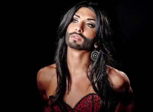 The bearded Conchita Wurst.